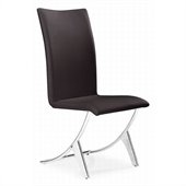 Zuo Delfin Dining Chair in Espresso