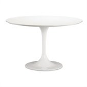 Zuo Wilco Round Dining Table in White
