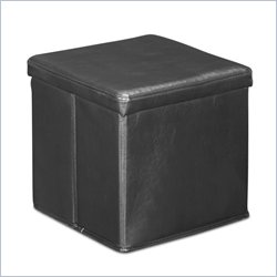 Zuo Skammel Storage Ottoman in Black (Set of 6)
