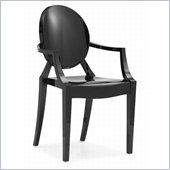 Zuo Anime Acrylic Chair in Black