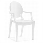 Zuo Anime Acrylic Chair in White