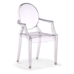 Zuo Anime Acrylic Chair in Transparent (Set of 2)