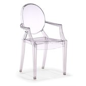 Zuo Anime Acrylic Chair in Transparent