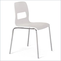 Zuo Escape Chair in White (Set of 4)
