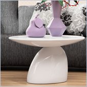 Zuo Bolo End Table in White