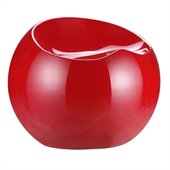 Zuo Drop Stool in Red