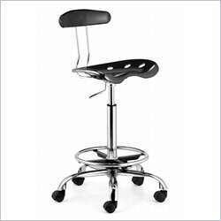 Zuo Farallon Drafters Chair in Black