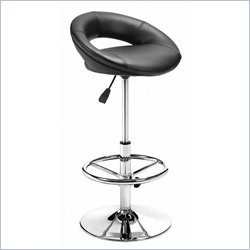 Zuo Pluto Bar Stool in Black