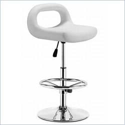 Zuo Carafe Bar Chair in White