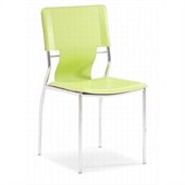 Zuo Trafico Side Chair in Green