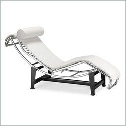 Zuo Corbusier Chaise in White Best Price