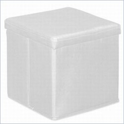 Zuo Skammel Storage Ottoman in White