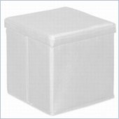 Zuo Skammel Storage Ottoman in White