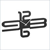 Zuo Astaire Wall Clock in Black and White