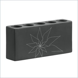 Zuo Blair Quintuple Candle Holder in Gray
