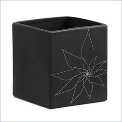 Zuo Brenda Square Vase Large in Black