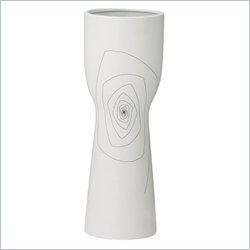 Zuo Brittany Chalice Vase Small in White