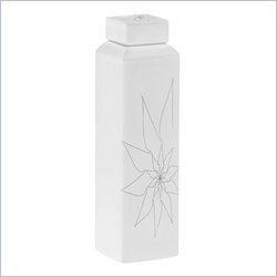 Zuo Bonnie Rectangular Vase Large in White