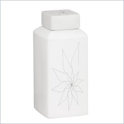 Zuo Bonnie Rectangular Vase Small in White