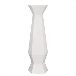 Zuo Doric Vase in White