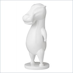 Zuo Calf Sculpture in White