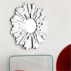 Zuo Burst Mirror in Clear