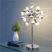 Zuo Pulsar Table Lamp in Chrome