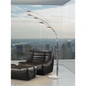 Zuo Cosmic Floor Lamp in Chrome