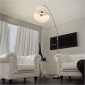Zuo Alpha Floor Lamp in Chrome