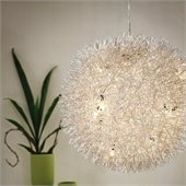 Zuo Warp Ceiling Lamp in Chrome