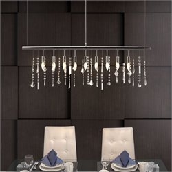 Zuo Shooting Stars Ceiling Lamp in Chrome