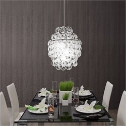 Zuo Cascade Ceiling Lamp in Chrome