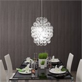Zuo Cascade Ceiling Lamp in Chrome