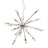 Zuo Physics Ceiling Lamp in Chrome