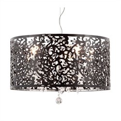 Zuo Nebula Ceiling Lamp in Black