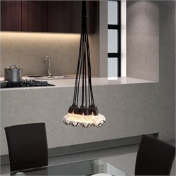 Zuo Bosonic Ceiling Lamp in Chrome