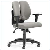 ZUO Aqua Modern PU Office Chair in Gray Mesh