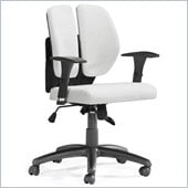ZUO Aqua Modern PU Office Chair in White PU