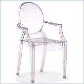 ZUO Baby Anime Modern Polycarbonate Kids Chair in Transparent