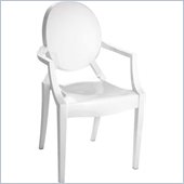 ZUO Baby Anime Modern Polycarbonate Kids Chair in White