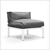 ZUO Copacabana Outdoor Polyster Fiber Middle in Light Gray