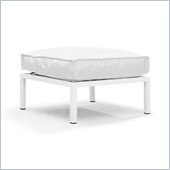 ZUO Copacabana Outdoor Polyster Fiber Ottoman in White