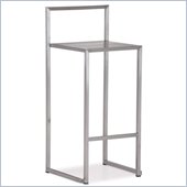 ZUO Dalton Modern Stainless Steel Counter Chair in Stainless Steel