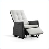 ZUO Daytona Outdoor Synthetic Weave Rocking Chair in Espresso