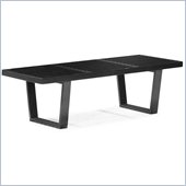 ZUO HeyWood Modern Wood Double Bench in Black