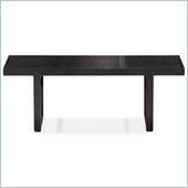 ZUO HeyWood Modern Wood Single Bench in Black