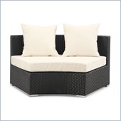 ZUO Waikiki Outdoor Synthetic Weave Middle in Espresso
