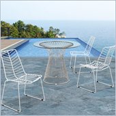 ZUO Wendover Modern Dining Chair in White