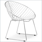 ZUO Whitworth Modern Dining Chair in Chrome