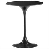 ZUO Wilco Modern Painted Wood Side Table in Black